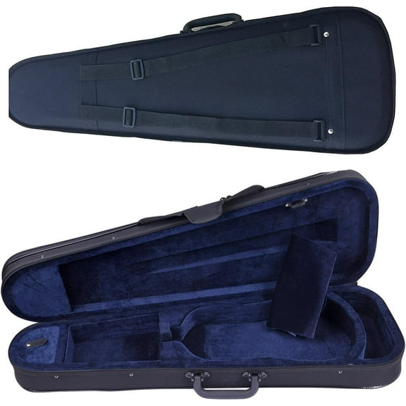 Vio Music Professional Triangular Shape Super Light Suspension Violin/Viola Hard Case (4/4)