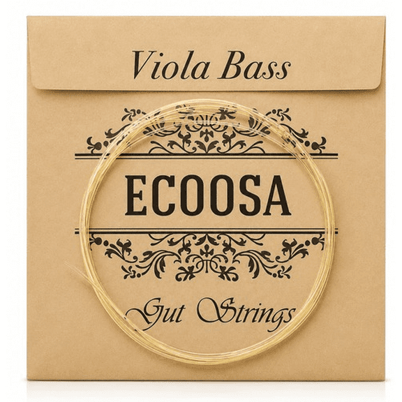 Viola Bass Gut String 7-String Set Pure Sheep Gut Strings, D-A-E-C-G-D-A, 110 cm, 80/98/124/136/145/160/180