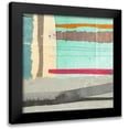 thumbnail image 1 of Viola Bertel 15x15 Black Modern Wood Framed Wall Art Titled - Straight Away II, 1 of 5