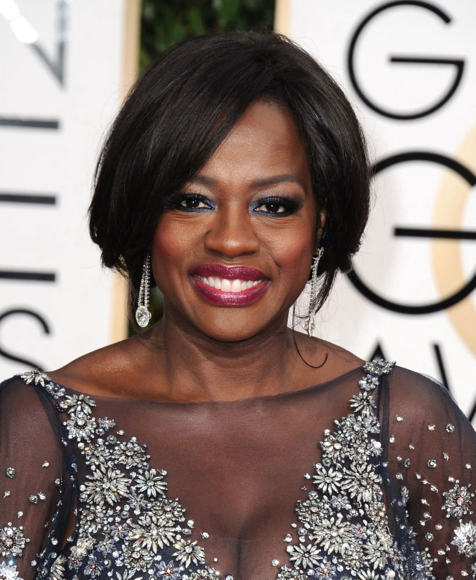 Viola Davis At Arrivals For 73Rd Annual Golden Globe Awards 2016 - Arrivals 3 Canvas Art - (16 x 20)