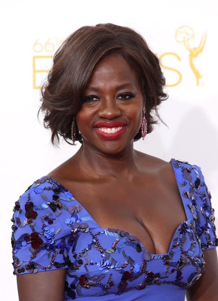 Viola Davis At Arrivals For The 66Th Primetime Emmy Awards 2014 Emmys - Part 2 Canvas Art - (16 x 20)