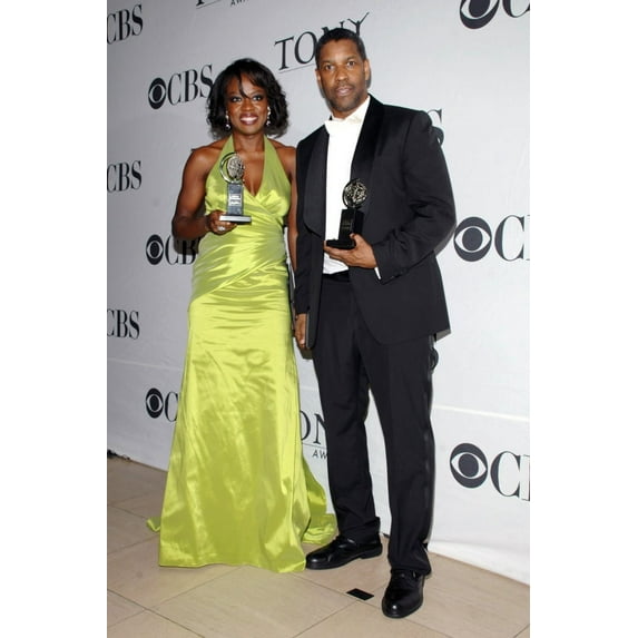 Viola Davis Denzel Washington In The Press Room For American Theatre Wing'S 64Th Annual Antoinette Perry Tony Awards -