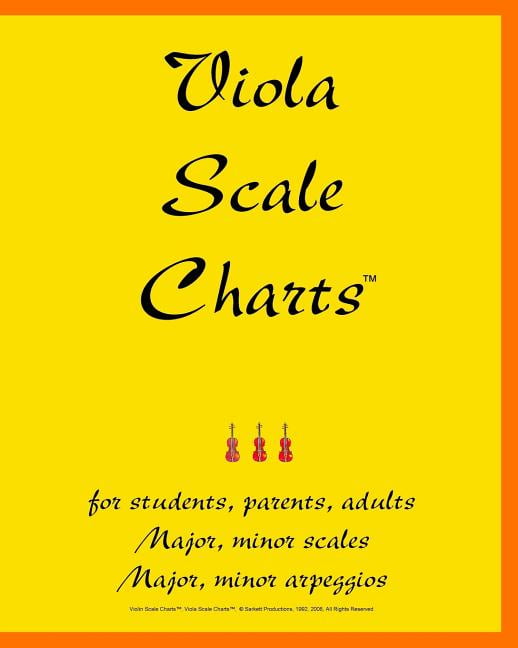 Viola Scale Charts: For Students, Parents, Adults (Paperback)