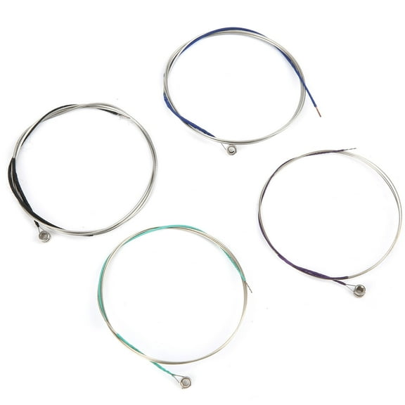 Viola Strings, 4PCS A-1st D-2nd G-3rd C-4th Colorful Ball End String For Viola Learners Players