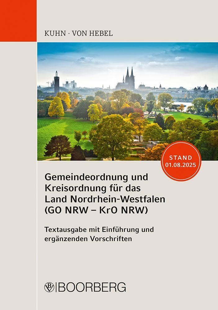 Viola von Hebel Gemeindeordnung und Kreisordnung für das Land Nordrhein-Westfalen ( (Paperback)