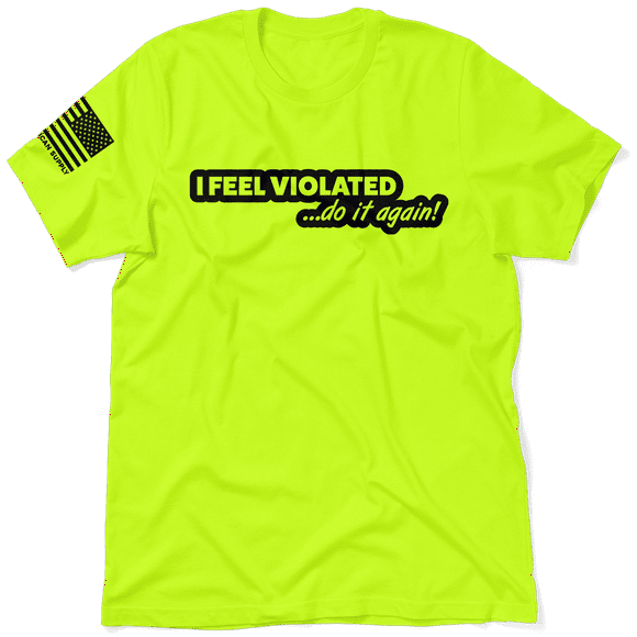 Violated - Safety Yellow T-Shirt