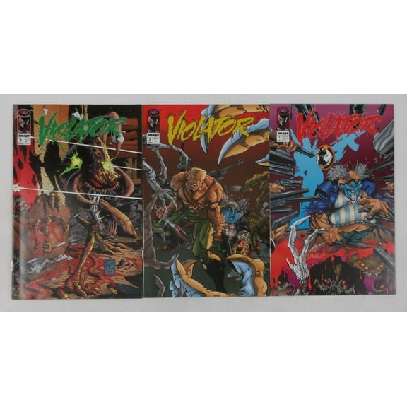 Violator #1-3 VF/NM complete series Spawn spin off Alan Moore ; Image