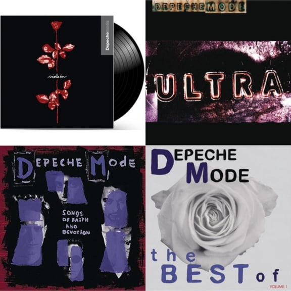 Violator (180G) & Ultra & Songs Of Faith And Devotion (180G) & Best Of Depeche Mode Vol.1 [LP Vinyl Bundle]