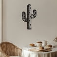 thumbnail image 1 of Violaura Cactus Metal Wall Art - Easy to Install Hanging Perfect for Home, Living Room Decor (12.0" x 7.2"), 1 of 9