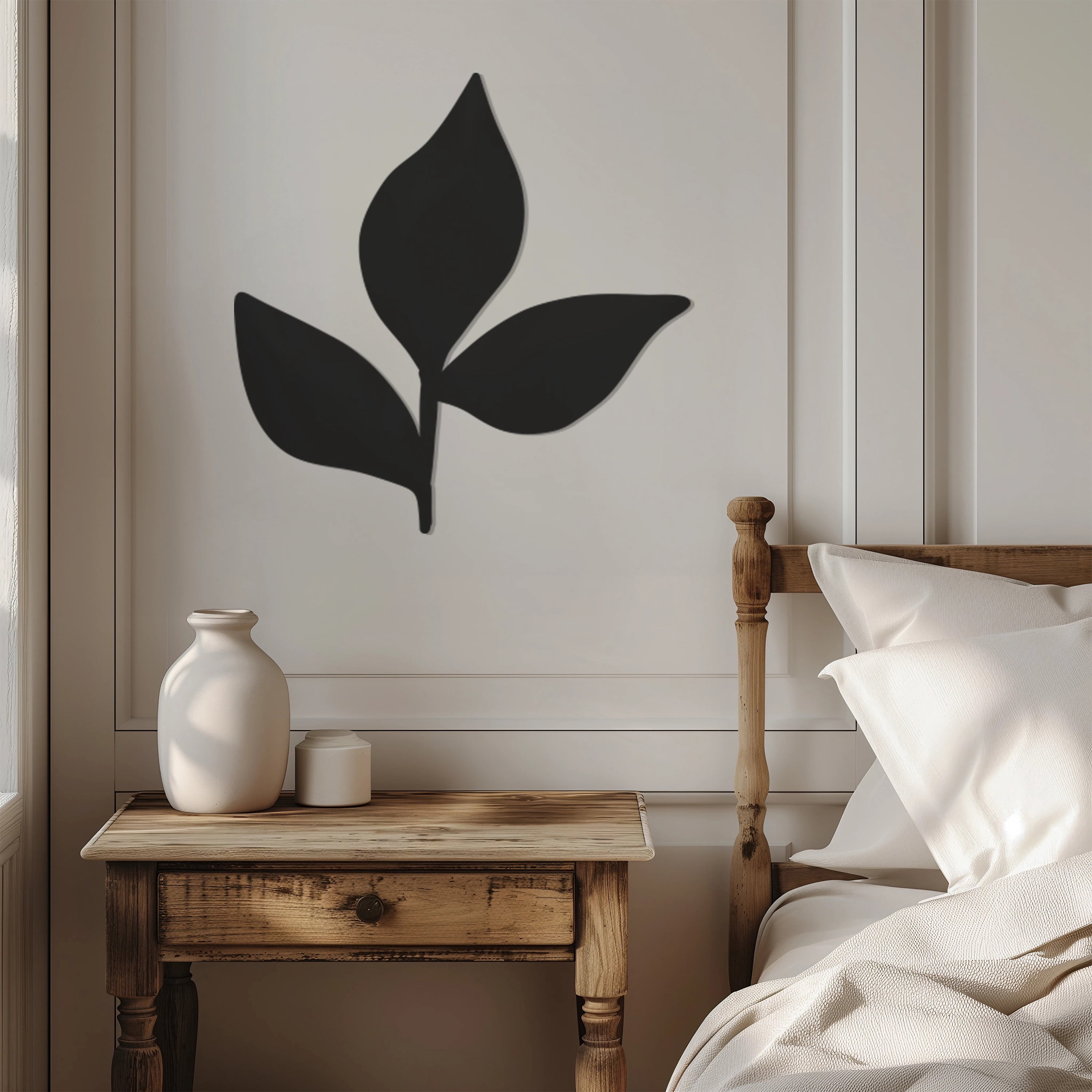 Violaura Leaf Metal Wall Art - Easy to Install Hanging Perfect for Home ...