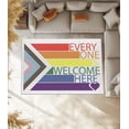 thumbnail image 1 of Violaura Pride LGBTQ Rug, Rainbow Home Decor Rug, Progress Flag Rug, Everyone Is Welcome Here Carpet, Pride LGBTQ Rug, Rainbow Home Decor Rug, 1 of 6