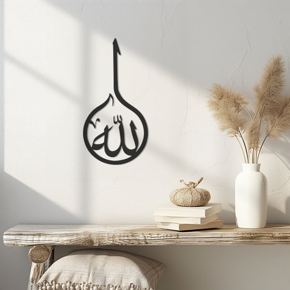 Violaura Spiritual Metal Wall Art - Easy to Install Hanging Perfect for Home, Living Room Decor (60.0" x 30.0")