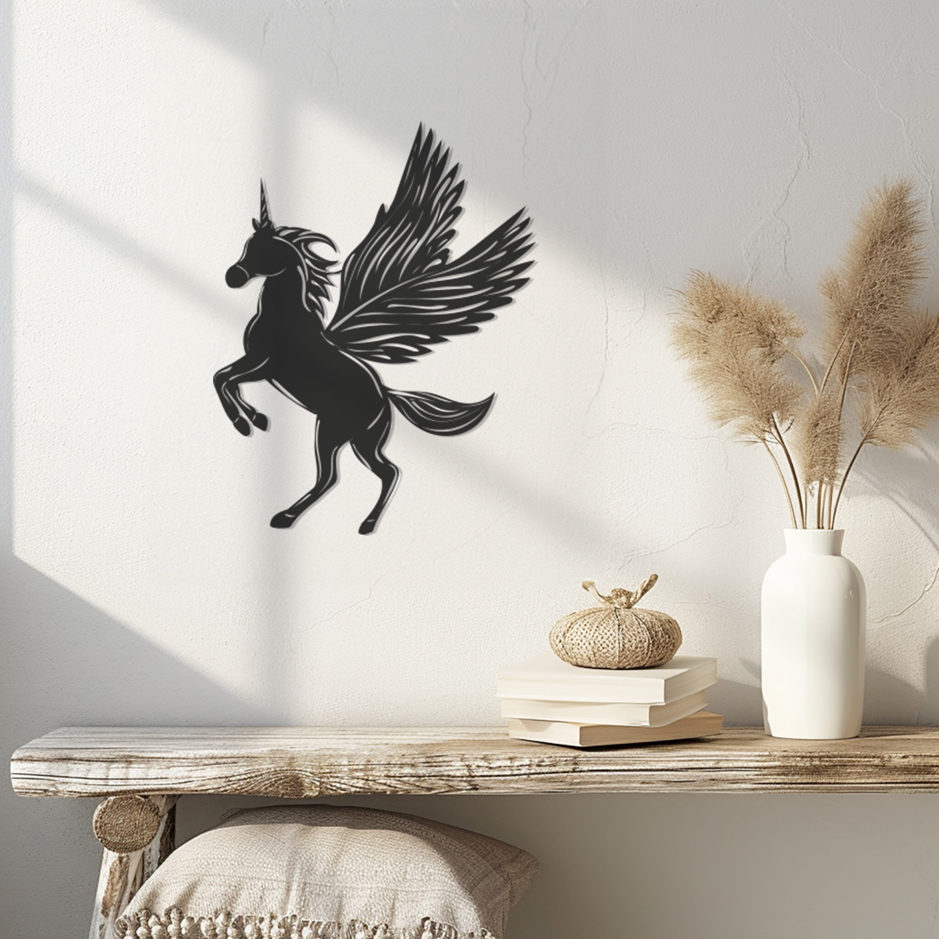 Violaura Unicorn Metal Wall Art - Easy to Install Hanging Perfect for ...