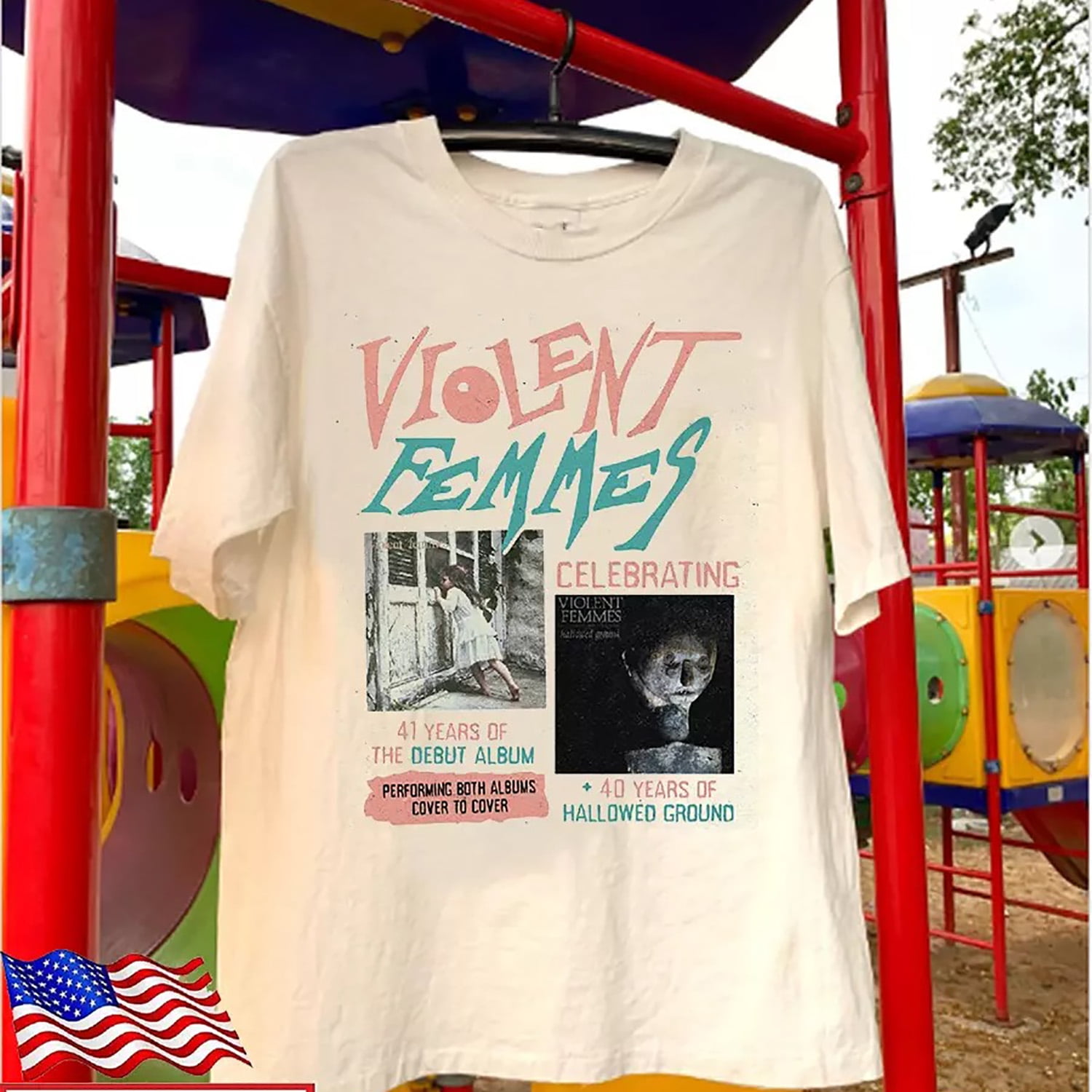Violent Femmes 41 Years Of The Debut Album Tour 2024 T Shirt Size S5XL