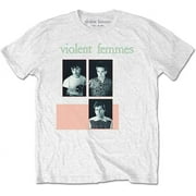 Violent Femmes Men's Vintage Band Photo T-Shirt White Medium | Officially Licensed Merchandise