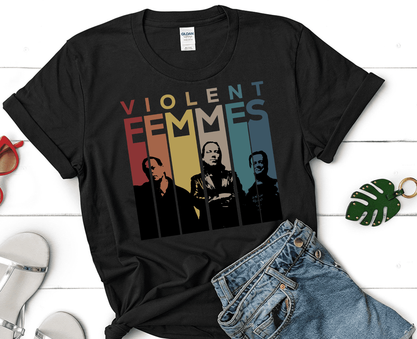 Graphic Tees Tee Shirt Retro Vintage Femme Violent Femmes Retro