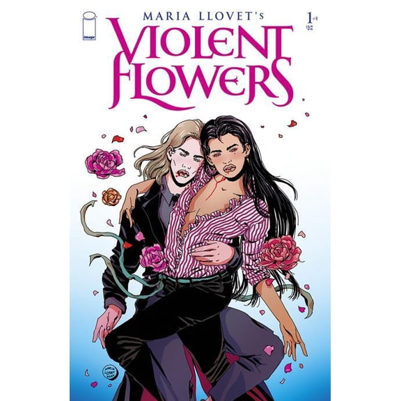 Violent Flowers #1 (of 4) Cvr B Maria Llovet Roses Var (mr) Image Comics Comic Book