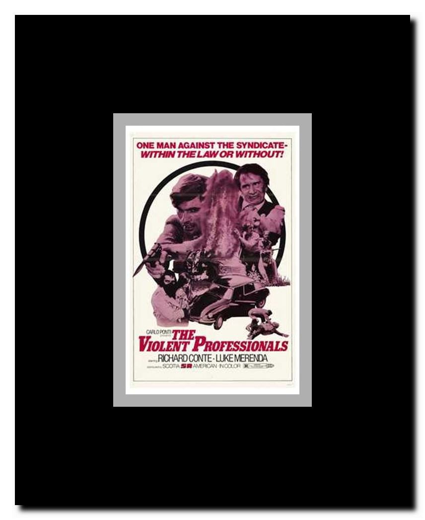 Violent Professionals Framed Movie Poster