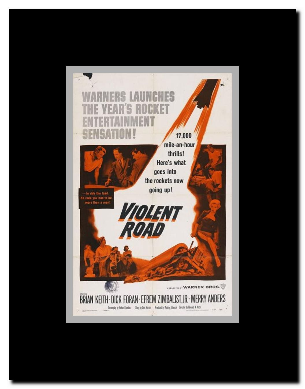 Violent Road Framed Movie Poster