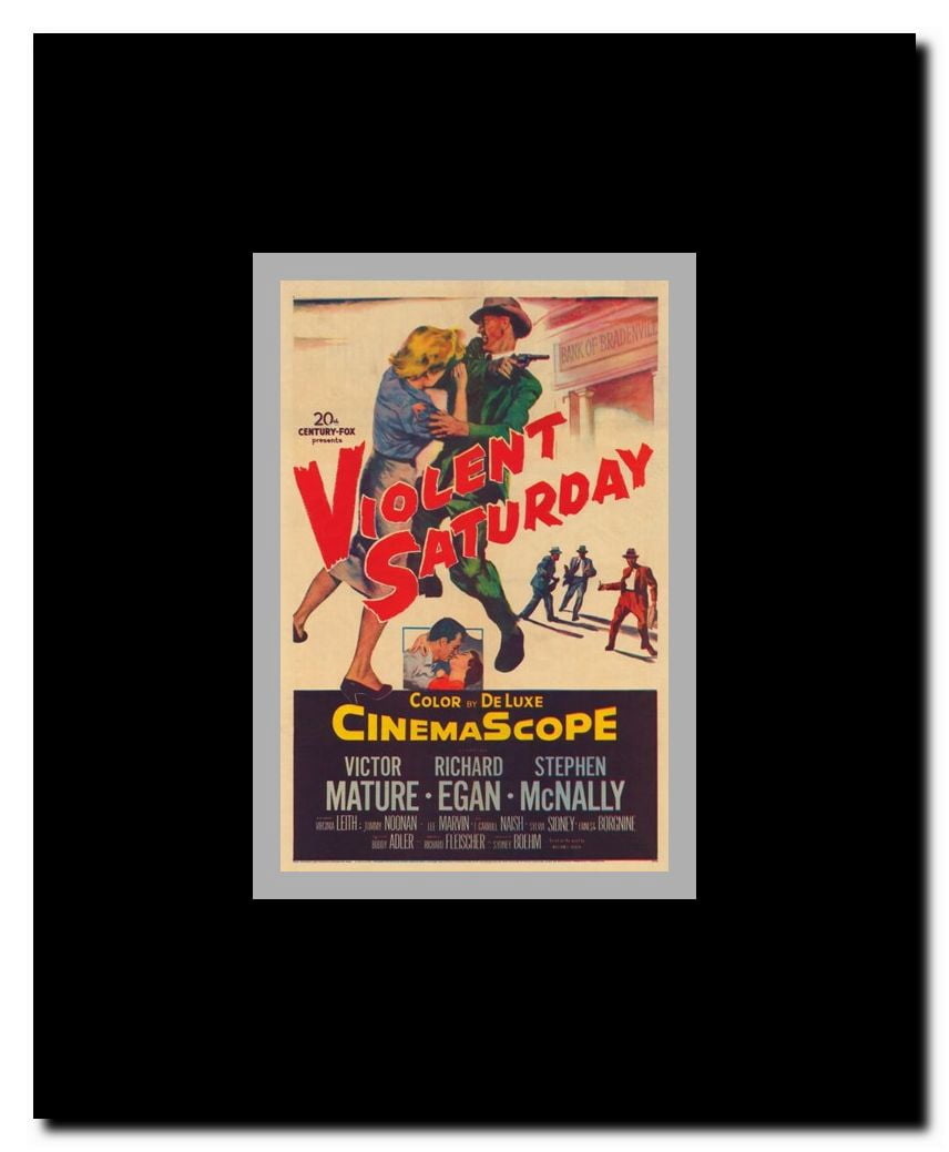 Violent Saturday Framed Movie Poster