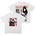 thumbnail image 1 of Violent Vira 2025 Tour Vintage Wash T-Shirts Lover Of A Ghost Merch Women Men Cotton Short Sleeve, 1 of 6
