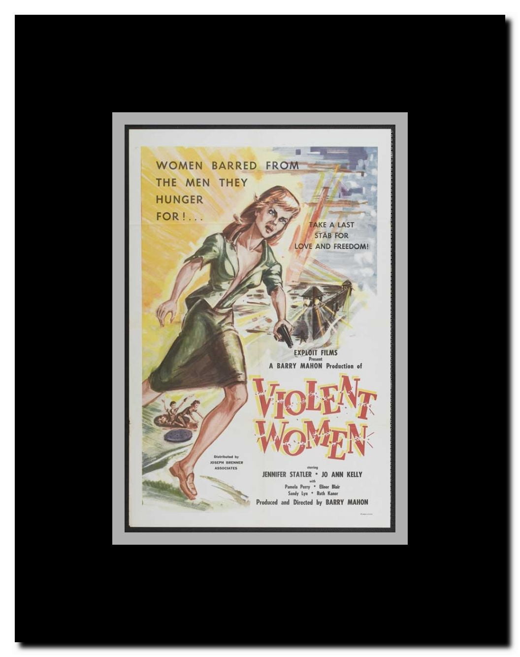 Violent Women Framed Movie Poster