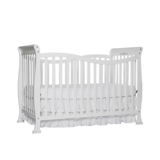 Violet 7In1 Convertible Life Style Crib In White, Greenguard Gold