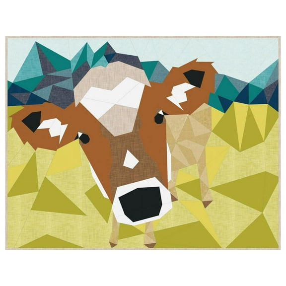 Violet Craft The Cow Abstractions Quilt Ptrn