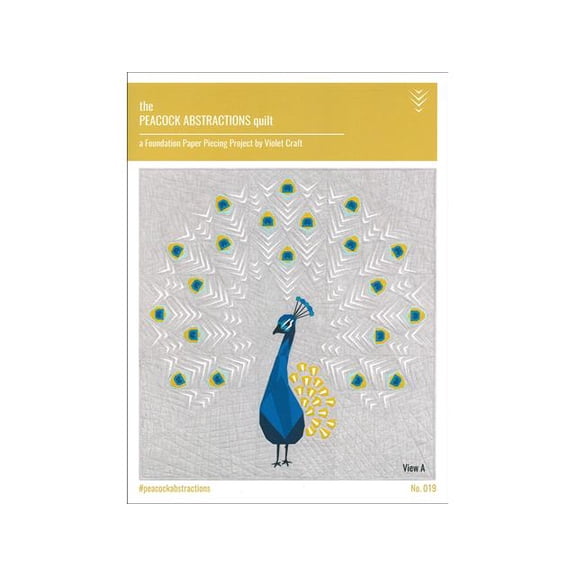 Peacock Abstractions Quilt Pattern