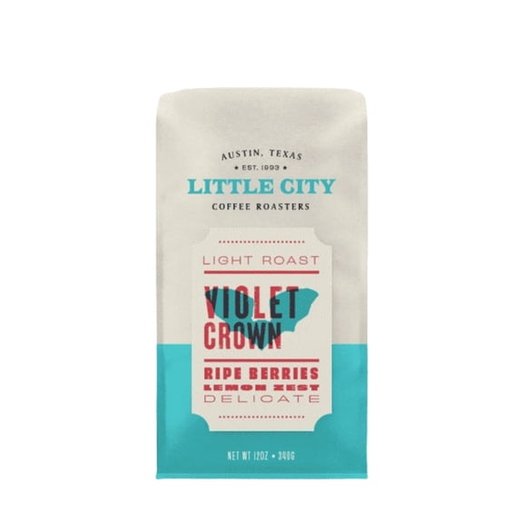 Violet Crown - Roasted by Little City Coffee Roasters - Freshly Ground Coffee - 12oz Bag