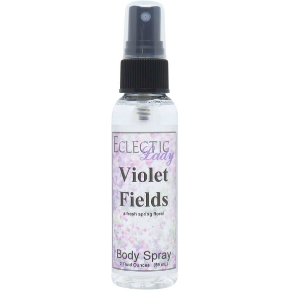 Violet Fields Body Spray, Eclectic Lady, Hydrating Mist, Unisex, 2 oz