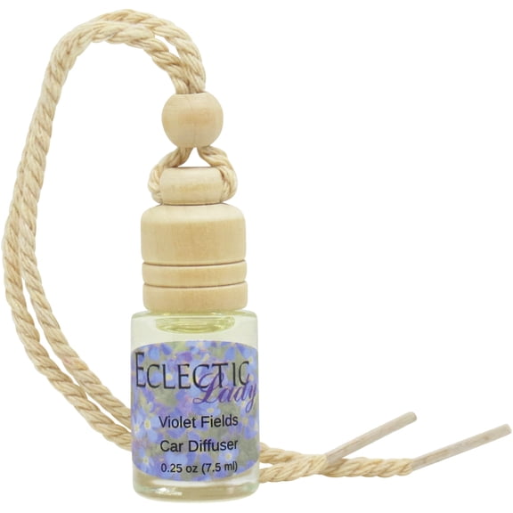 Violet Fields Scented Car Diffuser by Eclectic Lady, 7.5 ml, Air Freshener, Premium Grade Fragrance