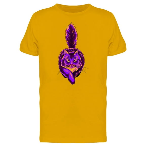 Violet Fire Cat Tee Men's -Image by Shutterstock