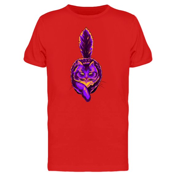 Violet Fire Cat Tee Men's -Image by Shutterstock