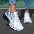 thumbnail image 1 of Women Lace Up Athletic Running Sneakers, Lightweight Comfort Blade Sole Sport Shoes for Walking, 1 of 7