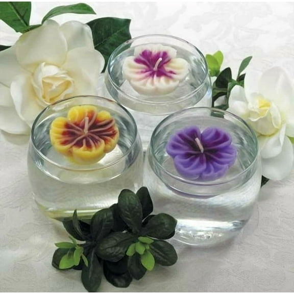 Violet Floating Candle - Free Shipping