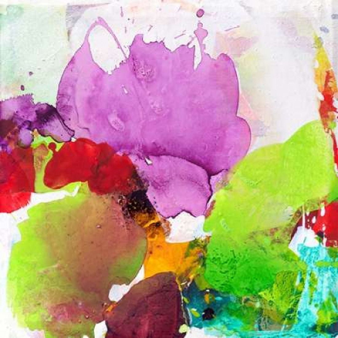 Violet Grace Canvas Art - El Ruttkau (24 x 24)