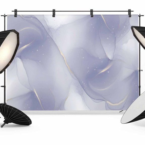 Violet Gradient Photography Backdrop 10x8FT, Gold White Ombre Marble Abstract Stone Texture Photo Backdrops, Background for Photography Studio Photo Studio Background, Back Drop for Photoshoot