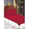 thumbnail image 1 of Violet Linen Box Pleated BedSkirt Pattern, Luxury Ultra Soft Polyester Solid Microfiber Luxury Hotel Quality Fabric, White, Full, Luxurious, Bedding Bed Skirt for One Bed, 1 of 1