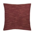 thumbnail image 1 of Violet Linen Chenille Diamond Weave Pattern, Faux Linen Polyester Fabric, Burgundy , 18 Inch x 18 Inch, Square, Decorative Accent Throw Pillow Cover, 1 of 1