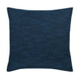 thumbnail image 1 of Violet Linen Chenille Diamond Weave Pattern, Faux Linen Polyester Fabric, Navy , 18 Inch x 18 Inch, Square, Decorative Accent Throw Pillow Cover, 1 of 1