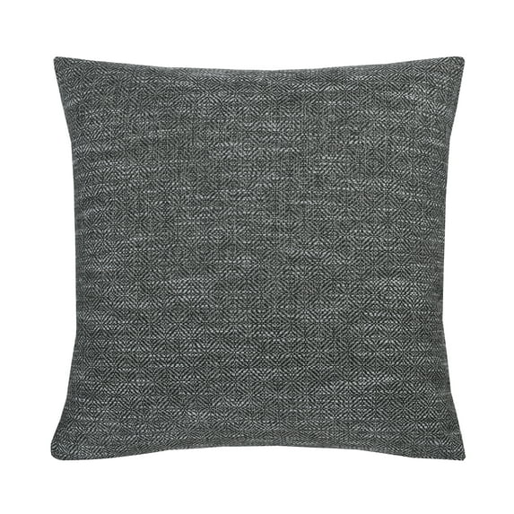 Violet Linen Chenille Diamond Weave Pattern, Faux Linen Polyester Fabric, Silver , 18 Inch x 18 Inch, Square, Decorative Accent Throw Pillow Cover
