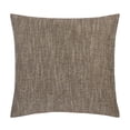 thumbnail image 1 of Violet Linen Chenille Diamond Weave Pattern, Faux Linen Polyester Fabric, Taupe , 18 Inch x 18 Inch, Square, Decorative Accent Throw Pillow Cover, 1 of 1