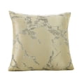 thumbnail image 1 of Violet Linen Cordova Abstract Marble Pattern, Polyester Jacquard, Gold, 18 Inch x 18 Inch, Decorative Throw Pillow Cover, 1 of 2