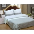 thumbnail image 1 of Violet Linen French Sateen Hotel Pattern, 300 Thread Count - Cotton Sateen, Grey , Twin 39-inch Bedding Duvet Cover Set, 1 of 1