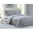 thumbnail image 1 of Violet Linen French Sky Blue Pattern, Luxury Ultra Soft 200 Thread Count Cotton Percale, Blue, Twin 39-inch, 6 Piece Duvet Set for Two Beds, Duvet Cover Set, 1 of 1