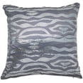 thumbnail image 1 of Violet Linen Marvelous Decorative Embroidered Sequins, 18" x 18" Cushion Cover, Silver, 1 of 2