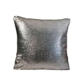 thumbnail image 1 of Violet Linen Marvelous Sparkle Pattern, Polyester Glitter Metallic, Suede Backing, Silver , 18 Inch x 18 Inch, Square, Decorative Accent Throw Pillow Cover, 1 of 1