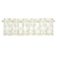 thumbnail image 1 of Violet Linen Ornate Vintage Boutique Lace Pattern, Polyester, Embroidered Sheer Lace, Gold, 60 Inch x 18 Inch, Decorative Window Treatment Rod Pocket Curtain Straight Valance, 1 of 2