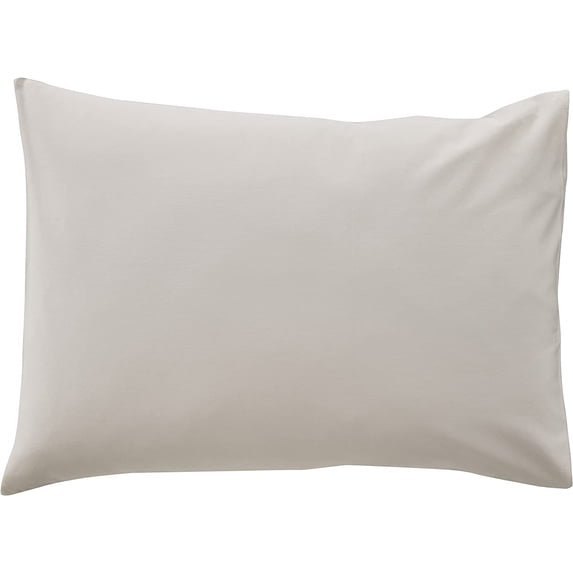 Violet Linen Premium Ultimate Percale, Luxury Ultra Soft Brushed Polyester Cotton, Extra Soft and Comfortable, Silver, Standard, Set of 2, Bedding Pillow Cases Set with Envelope Closure Pillowcase